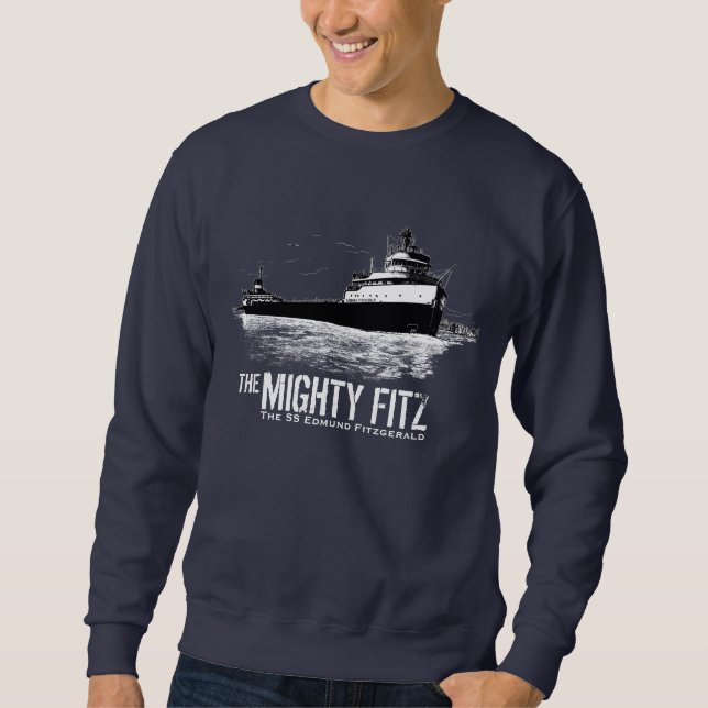 Sweatshirt SS Edmund Fitzgerald ~ Le puissant Fitz (Devant)
