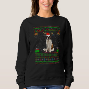 Sweatshirt St Bernard Santa Correspondance de chapeau laid Sa