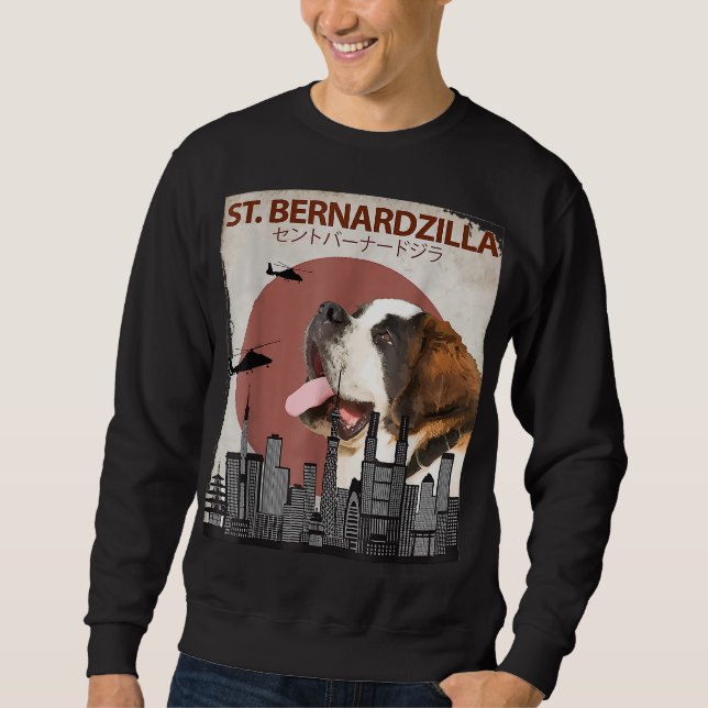 Sweatshirt St. Bernardzilla Funny Saint Bernard Amoureux de l (Devant)