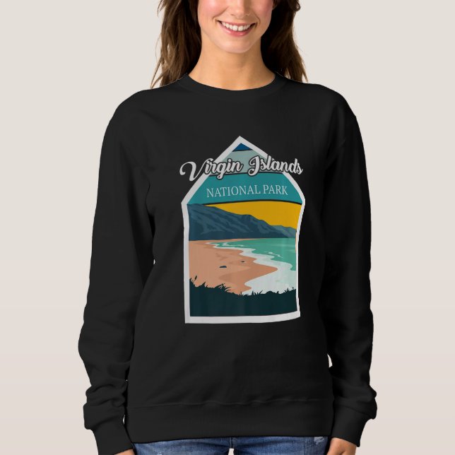 Sweatshirt St. John Virgin Islands National Park Souvenir Whi (Devant)