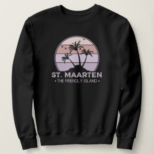 Sweatshirt St Martin Le sympathique rétro de l'île Sint Marti