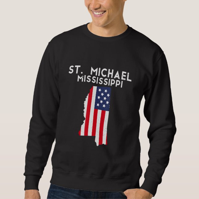Sweatshirt St Michael Minnesota USA State America Travel Minn (Devant)