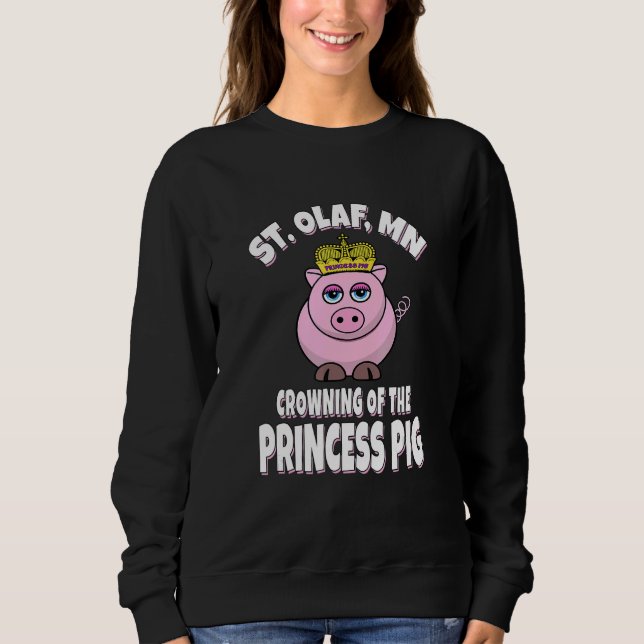 Sweatshirt St Olaf Minnesota  Couronnement de la princesse co (Devant)