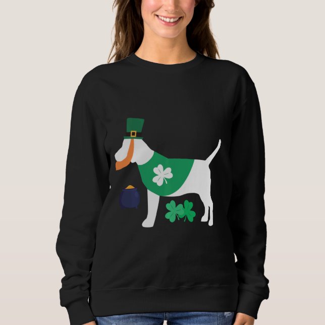 Sweatshirt St Patrick S Day Beagle Drôle Pour Les Amoureux de (Devant)