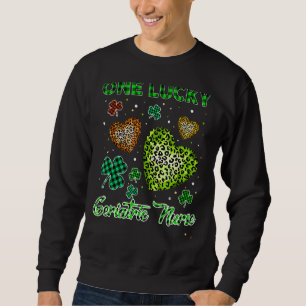 Sweatshirt St patrick Une infirmière gériatrique chanceuse Bu