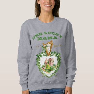Sweatshirt St Patrick's Blarney Castle Irish Harp Lucky Mama