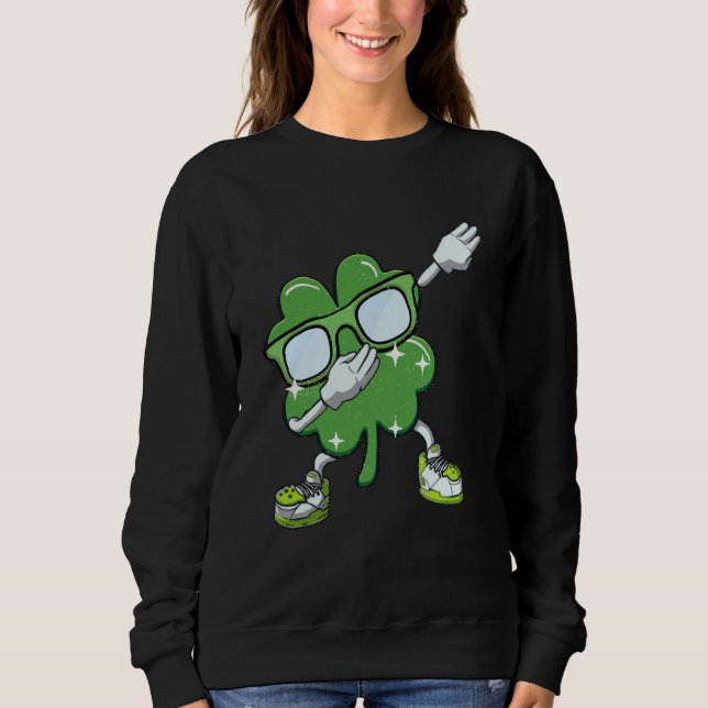 Sweatshirt St Patricks Day Dabbing C Boys Girls Dab Dance (Devant)