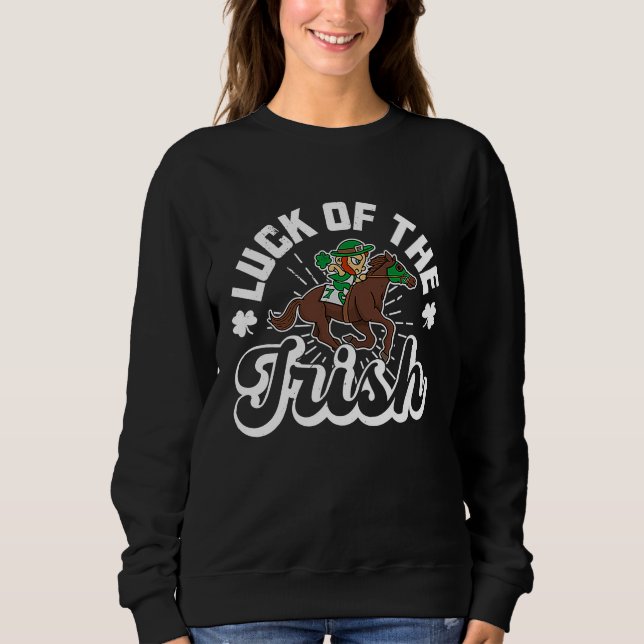 Sweatshirt St Patrick's Day Irish Ireland Booze Gaelic Drinki (Devant)