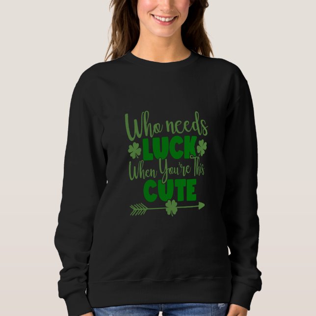Sweatshirt St Patricks Day Women Boys Kids Men 64 (Devant)