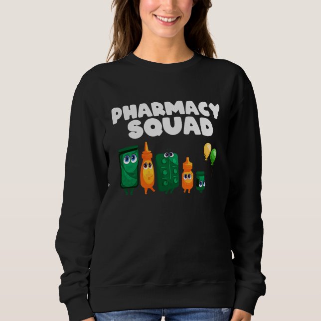 Sweatshirt St Patty's Apothecary Worker   Pills Pharmacy Squa (Devant)