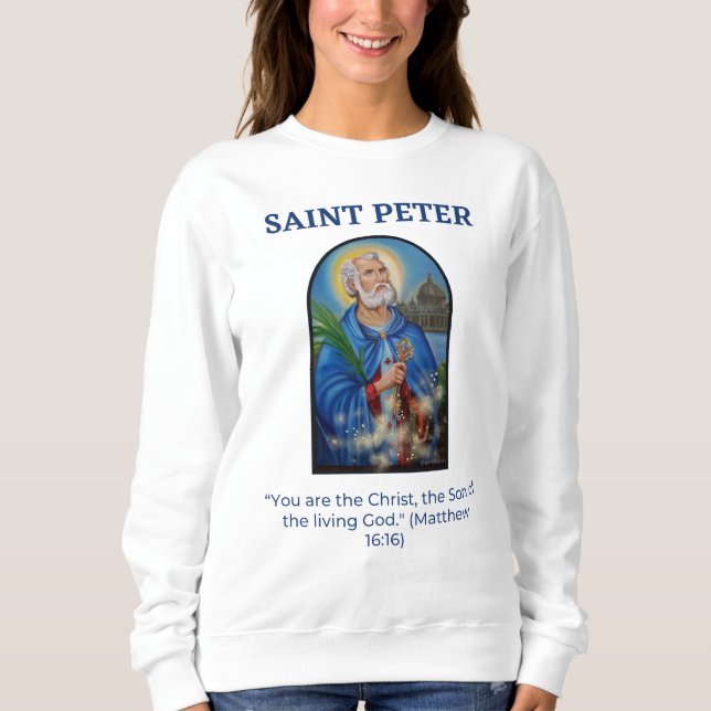 Sweatshirt st peter catholic church (Devant)