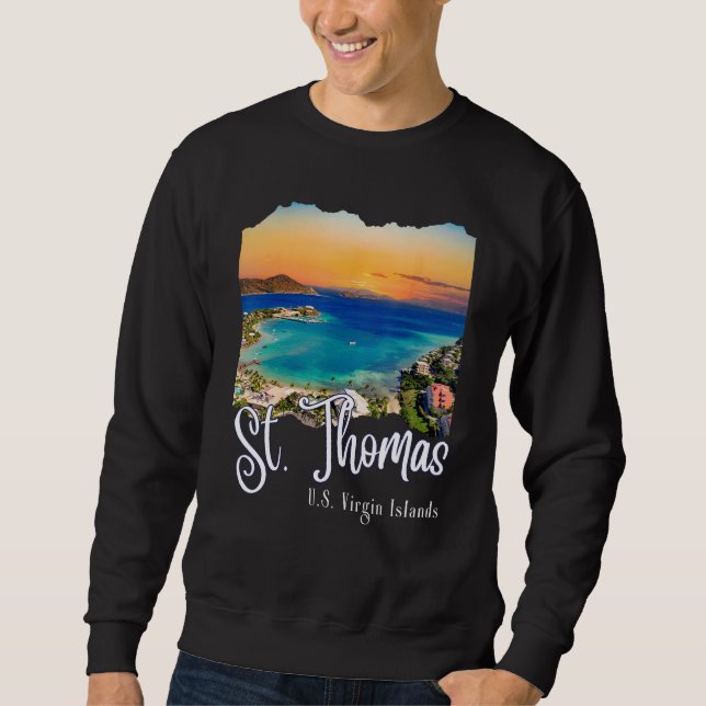Sweatshirt St. Thomas Iles Vierges américaines Vacances - St  (Devant)