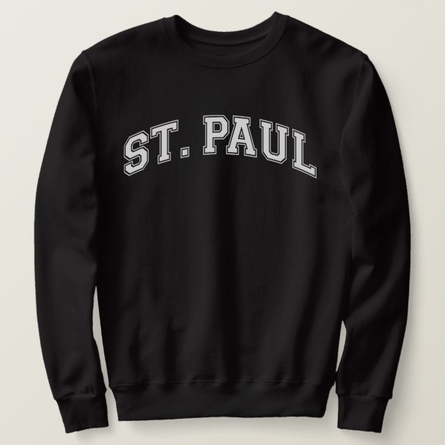 Sweatshirt ST. Université PAUL Sweater America College (Design devant)
