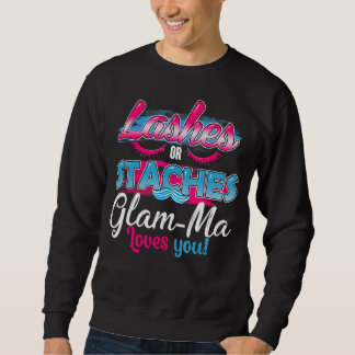Sweatshirt Staches Ou Lashes Glam Ma Vous Aime Mieux Genre Re