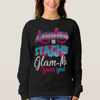 Sweatshirt Staches Ou Lashes Glam Ma Vous Aime Mieux Genre Re