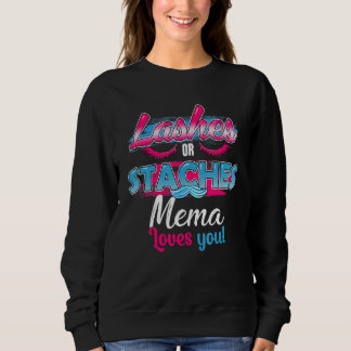 Sweatshirt Staches Ou Lashes Mema Vous Aime Meilleur Genre Re