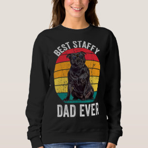 Sweatshirt Staffy Papa Funny Staffordshire Vintage Bull Terri