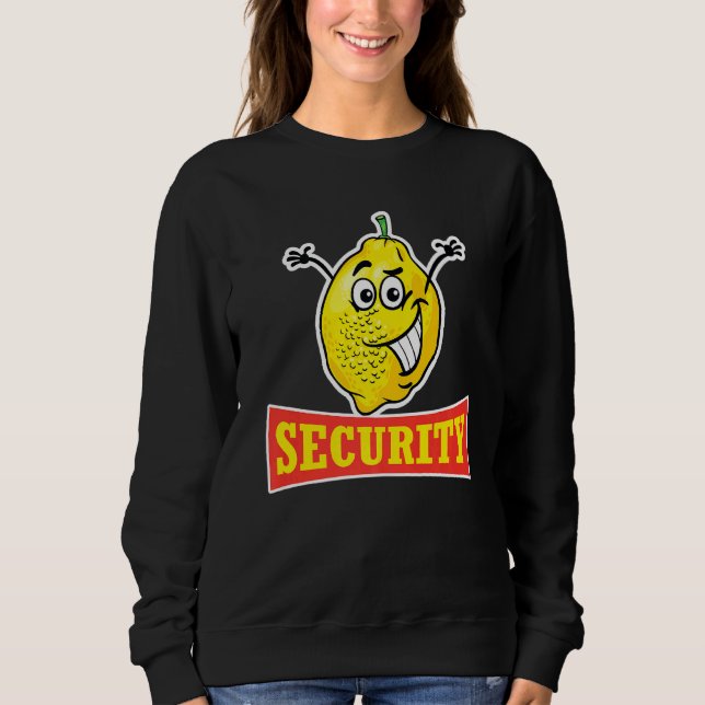 Sweatshirt Stand de citron de sécurité Stand de jus Lemonade (Devant)
