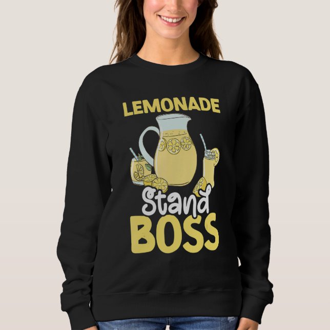 Sweatshirt Stand de citronnade Boss Lemonade Juice Lemonade C (Devant)