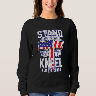 Sweatshirt Stand Pour Le Drapeau Kneel Pour La Croix - 4E De