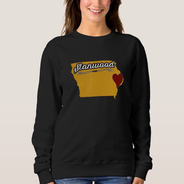 Sweatshirt STANWOOD IOWA IA USA  Cute Souvenir Merch  US City (Devant)