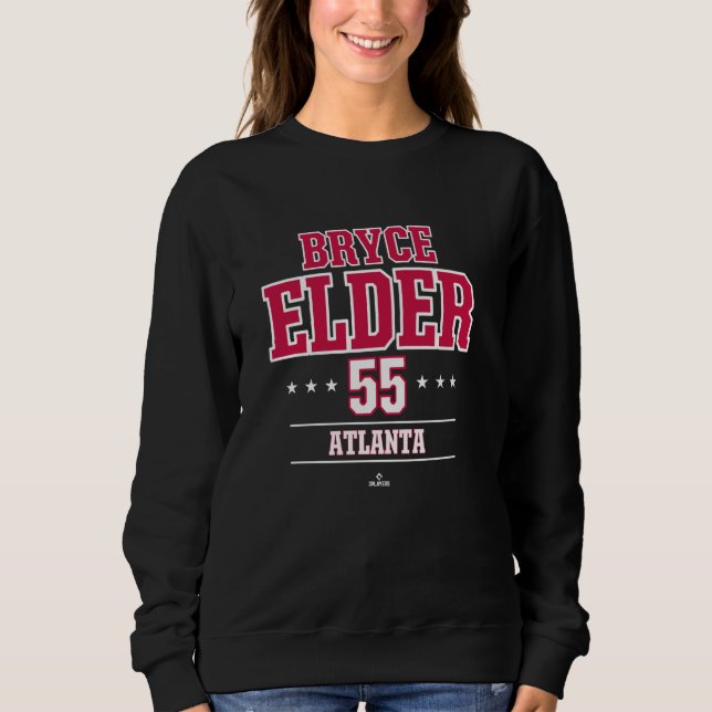 Sweatshirt Star de baseball Bryce Elder Atlanta MLBPA (Devant)