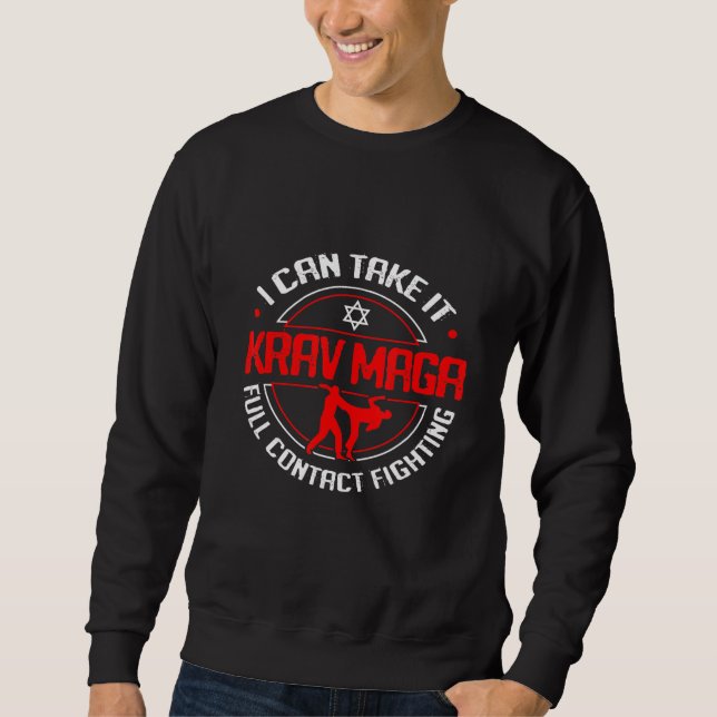 Sweatshirt Star De David Du Krav Maga (Devant)