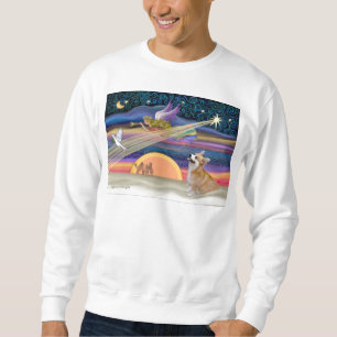 Sweatshirt Star de Noël - Corgi gallois #7B