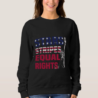 Sweatshirt Stars Stripes Equal Rights USA