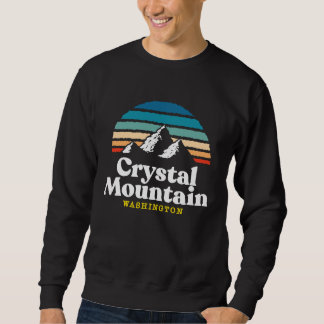 Sweatshirt Station de ski Crystal Mountain Washington États-
