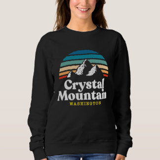Sweatshirt Station de ski Crystal Mountain Washington États-
