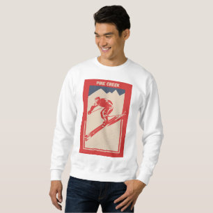 Sweatshirt Station de ski vintage Pine Creek