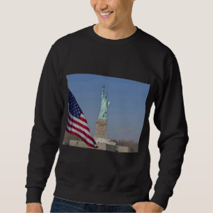 Sweatshirt Statue de la Liberté et drapeau américain Patrioti