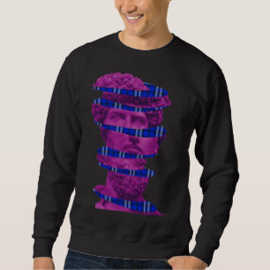 Sweatshirt Statue grecque antique Esthétique Vaporwave