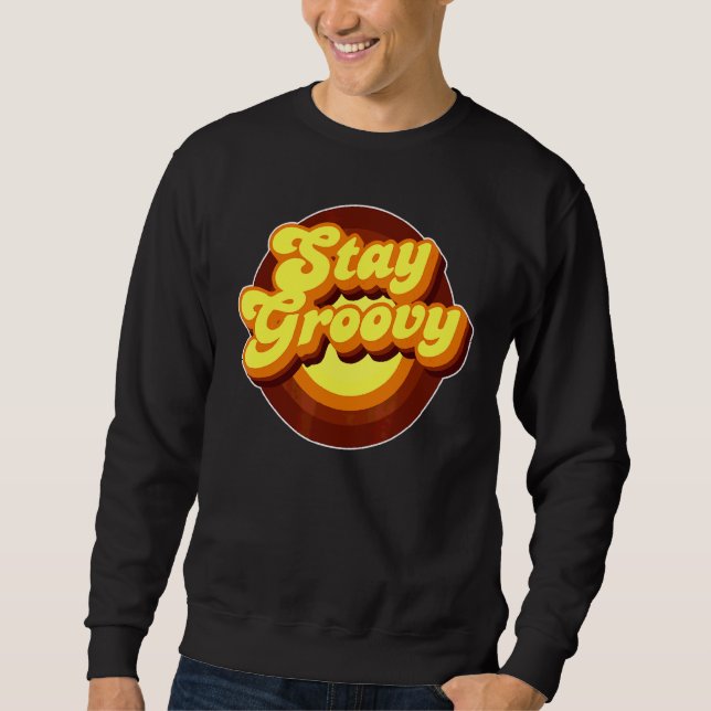 Sweatshirt Stay Groovy Roller Disco Costume 70s Costume For W (Devant)