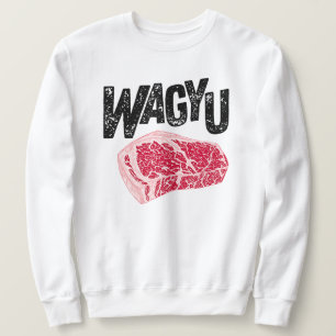 Sweatshirt Steak de boeuf Wagyu - Adulte de viande de qualité