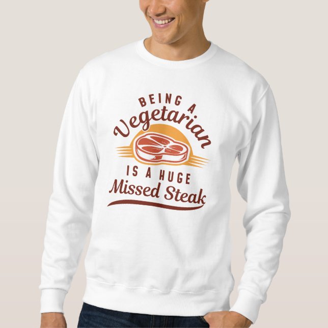 Sweatshirt Steak manqué (Devant)
