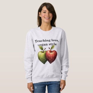Sweatshirt STEM Apple Art   Educational Math Science Teacher 