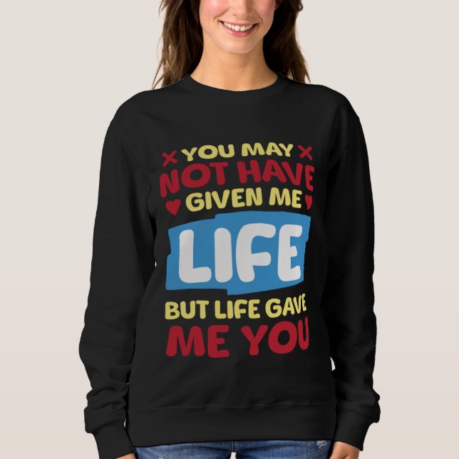 Sweatshirt Stepmom Stepdad for Stepson and Stepdaughter (Devant)