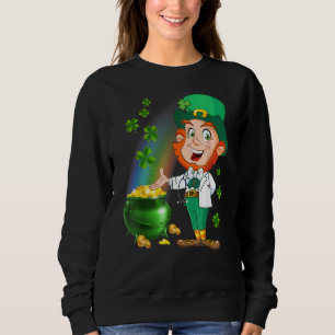 Sweatshirt Stéthoscope Médicale à ressort supérieur portant L