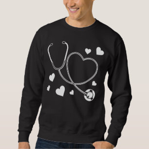 Sweatshirt Stethoscope Nurse Love Hospital