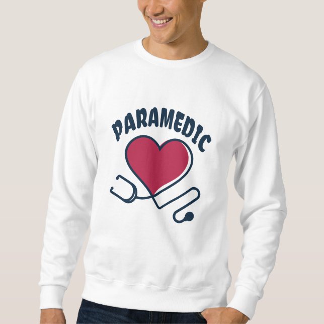Sweatshirt Stethoscope paramétrique avec coeur (Devant)