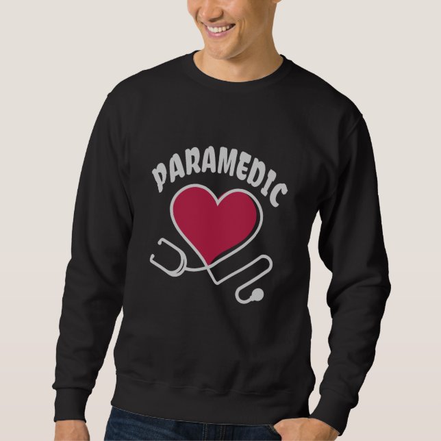 Sweatshirt Stethoscope paramétrique avec coeur (Devant)