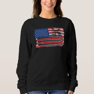 Sweatshirt Sticks À Tambour Drapeau Usa Drapeau Pour Batteur
