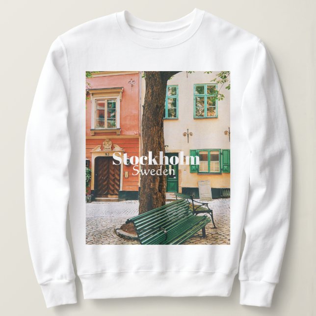 Sweatshirt Stockholm Old Town, Gamla Stan, Sweden Souvenir (Design devant)