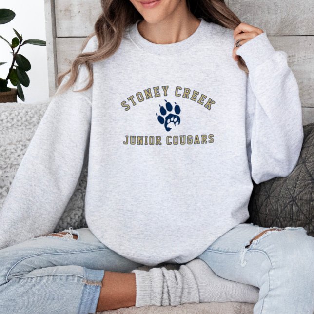 Sweatshirt Stoney Creek Junior Cougars Ash Grey (Créateur téléchargé)