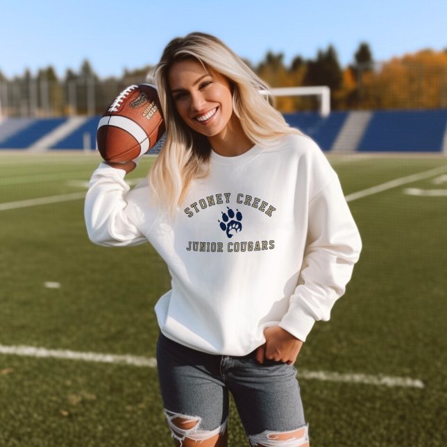 Sweatshirt Stoney Creek Junior Cougars Patte Blanche Conforta (Créateur téléchargé)