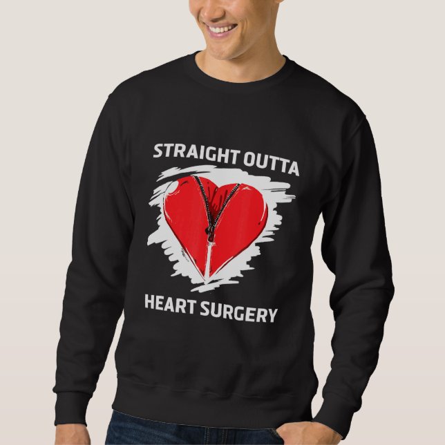 Sweatshirt Strit Outta Chirurgie genou Rétro Bien 4 (Devant)