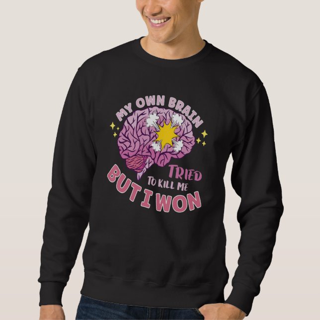 Sweatshirt Stroke Survivor Stroke Awareness Rehab Stroke Warr (Devant)