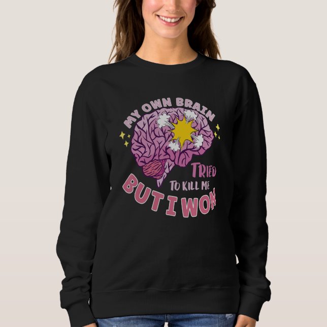 Sweatshirt Stroke Survivor Stroke Awareness Rehab Stroke Warr (Devant)